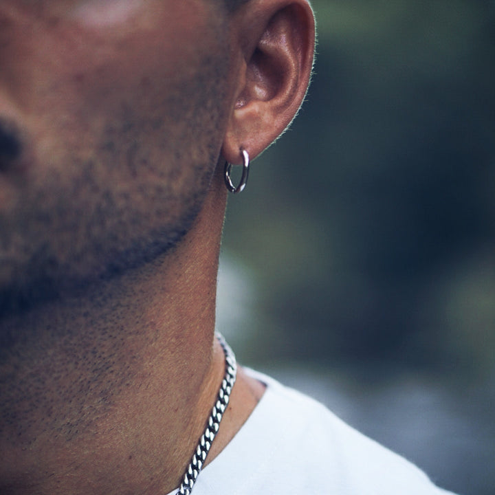 pendiente aro hombre