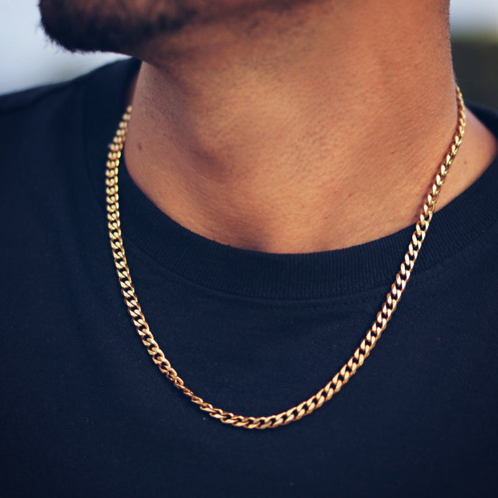 cadena de oro hombre eslabones dvrk