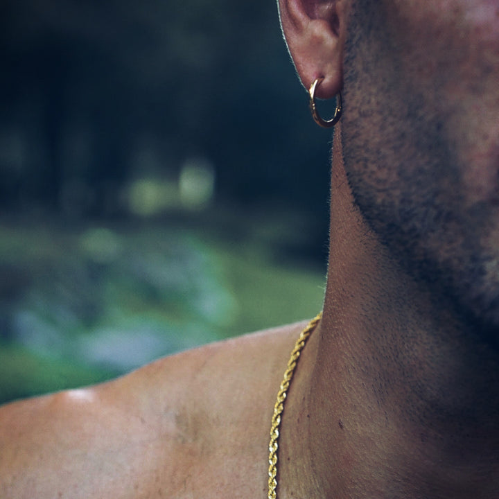 pendiente aro hombre